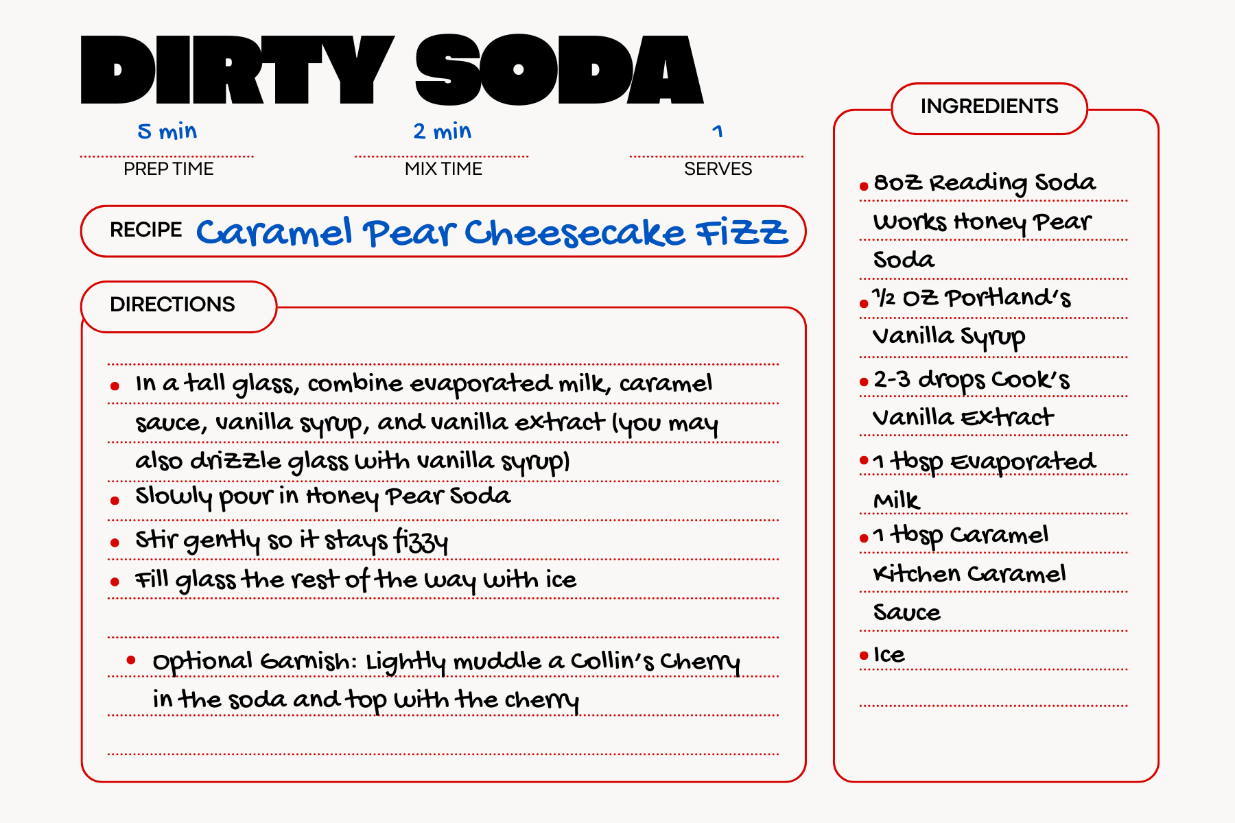 Colonial Honey Pear Cream Soda